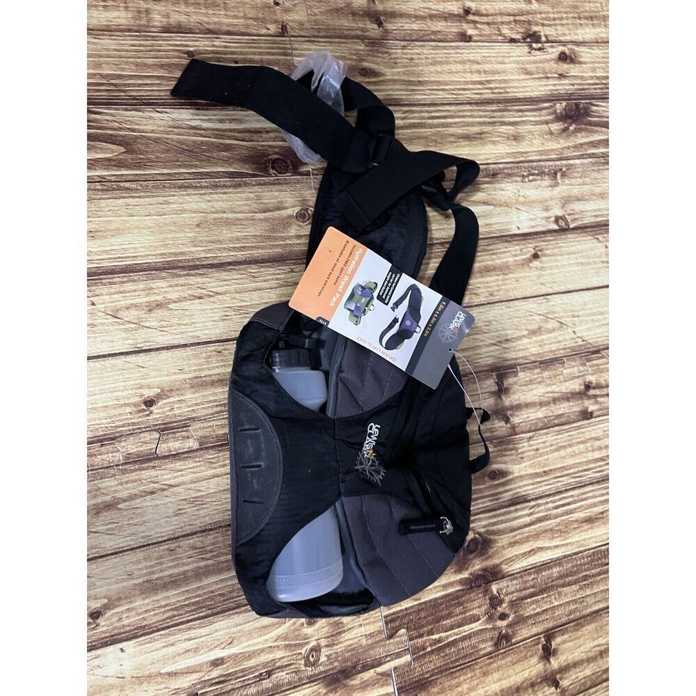 Lewis N Clark Hydration Waist Pack Black for hiking biking NEW